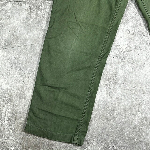 Vintage 60s U.S. ARMY OG-107 Cotton Sateen Baker Pants