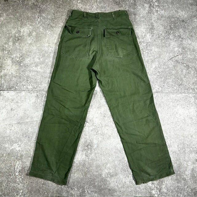 Vintage 60s U.S. ARMY OG-107 Cotton Sateen Baker Pants