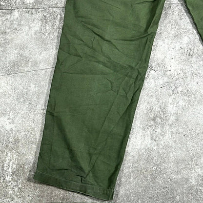 Vintage 60s U.S. ARMY OG-107 Cotton Sateen Baker Pants