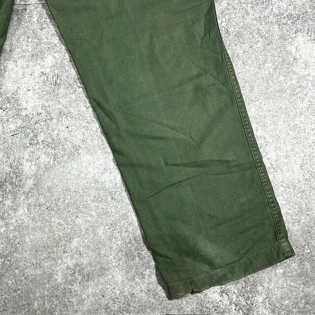 Vintage 60s U.S. ARMY OG-107 Cotton Sateen Baker Pants