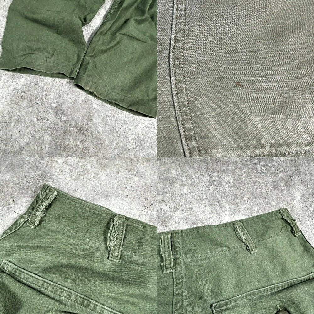 Vintage 60s U.S. ARMY OG-107 Cotton Sateen Baker Pants