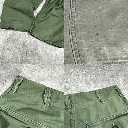 Vintage 60s U.S. ARMY OG-107 Cotton Sateen Baker Pants