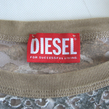 Diesel T-BOXT-Long Sleeve-CAMU T-Shirt Size M