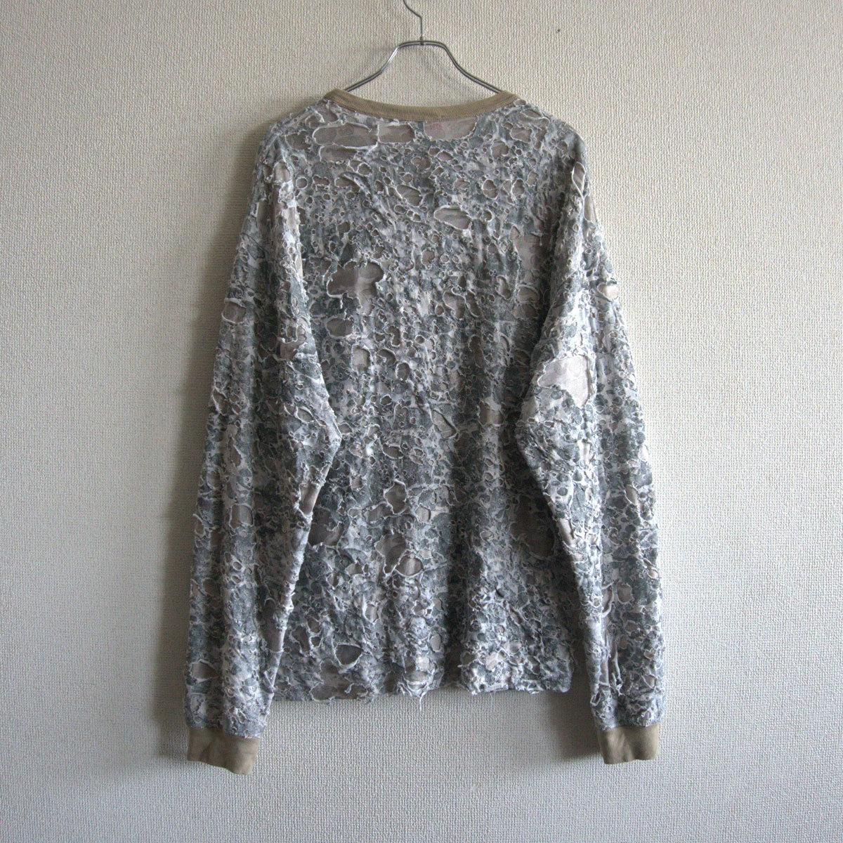 Diesel T-BOXT-Long Sleeve-CAMU T-Shirt Size M