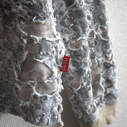 Diesel T-BOXT-Long Sleeve-CAMU T-Shirt Size M