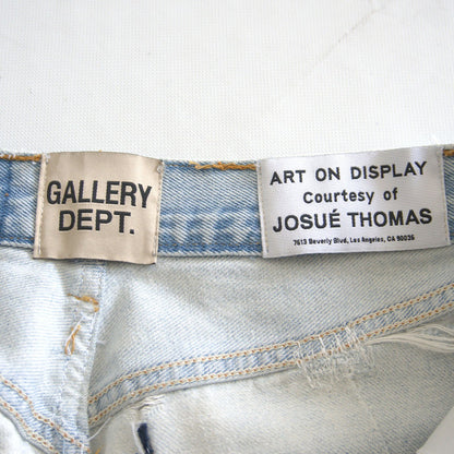 Gallery Dept. Reconstructed Distressed Jeans Pants Size 40