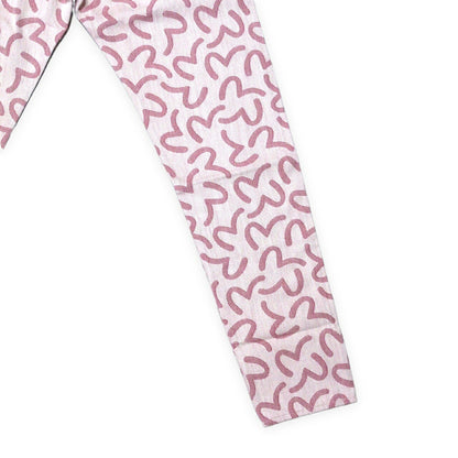 Evisu Pink 5500 All-Over Seagull Jacquard Jeans Size 34