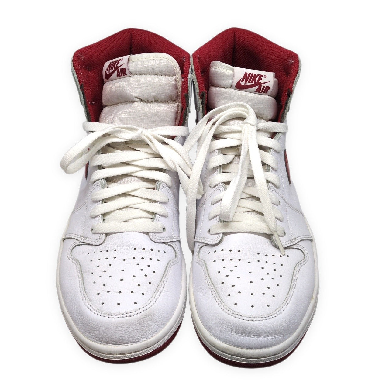 NIKE Air Jordan 1 Metallic Red Hi-Top Sneakers Size 28.5