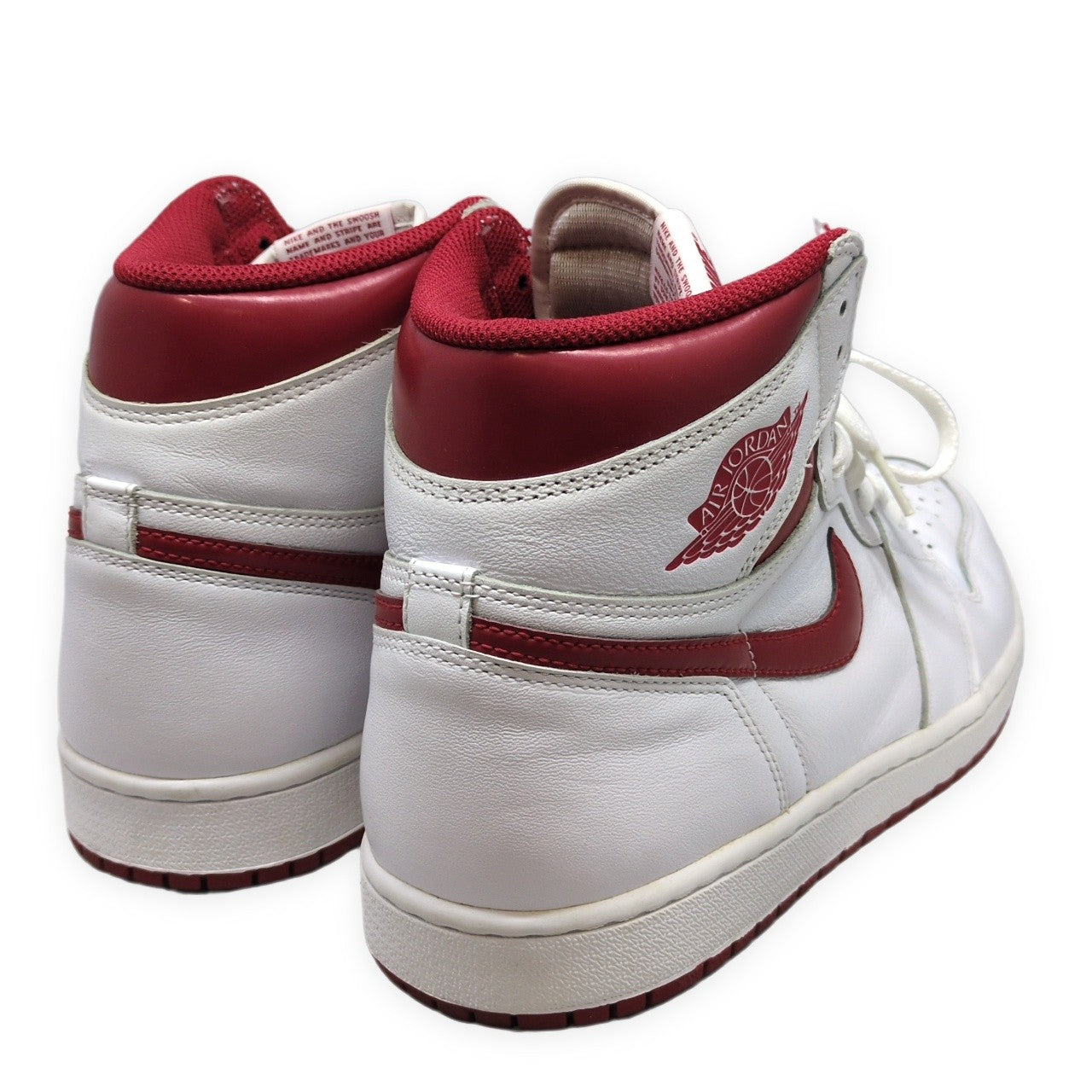NIKE Air Jordan 1 Metallic Red Hi-Top Sneakers Size 28.5