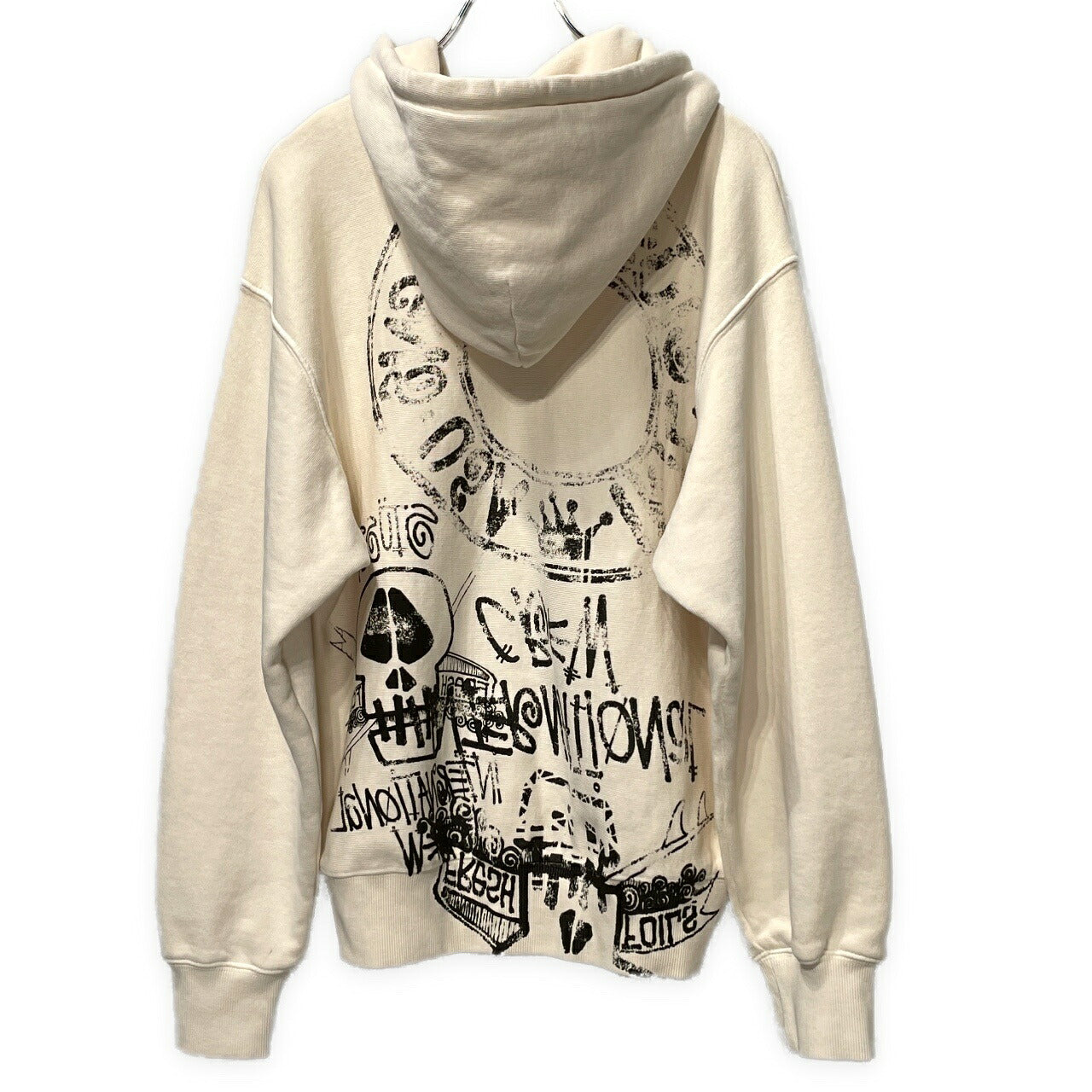 STUSSY 26SS Pigment Dyed Skulls Zip Hoodie Multi Size S