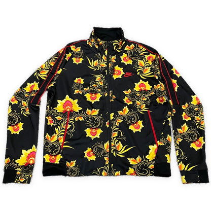 NIKE N98 Floral Printed Polyester Jacket Multi Size XL