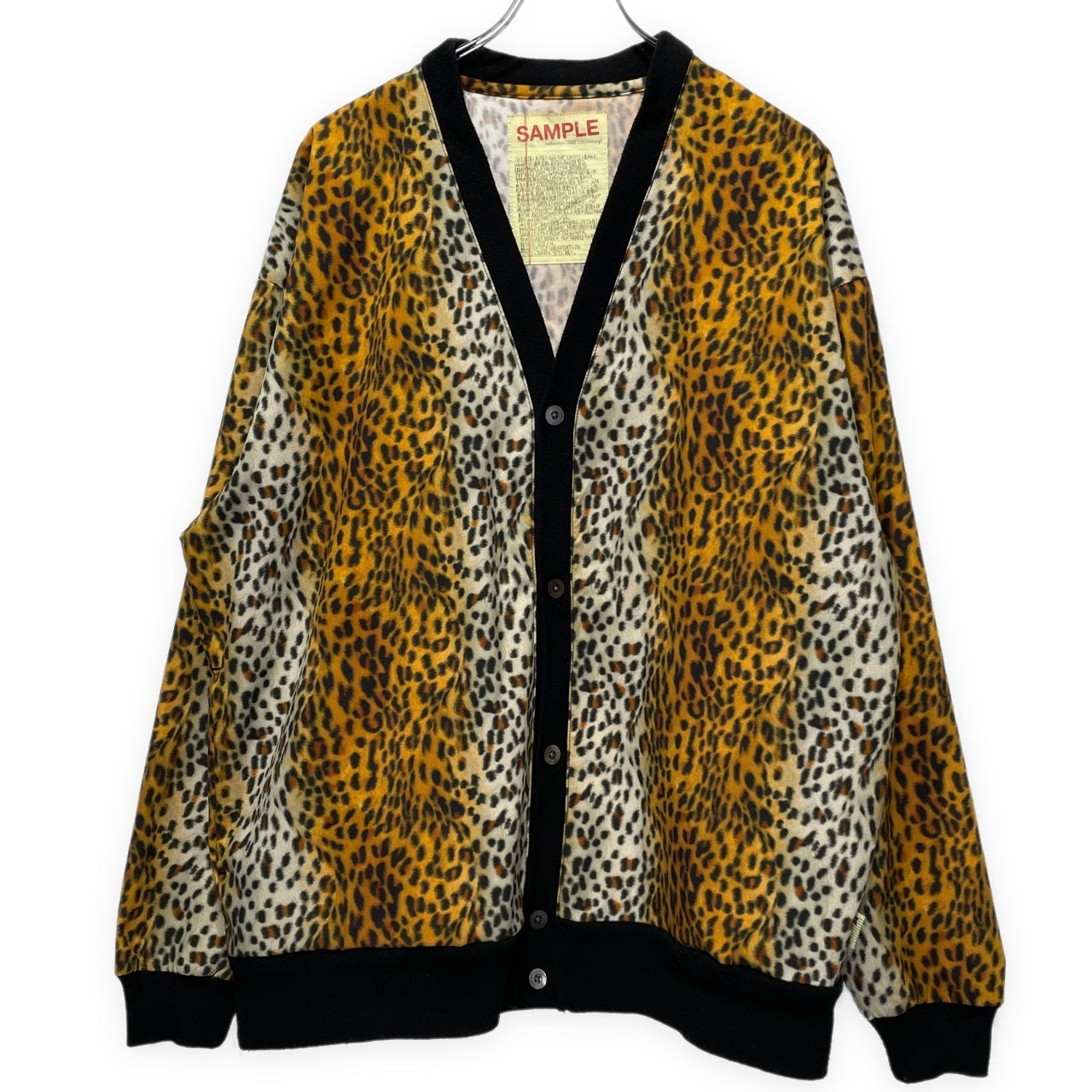 SSZ BEAMS Oversized Leopard Print Cardigan Size F