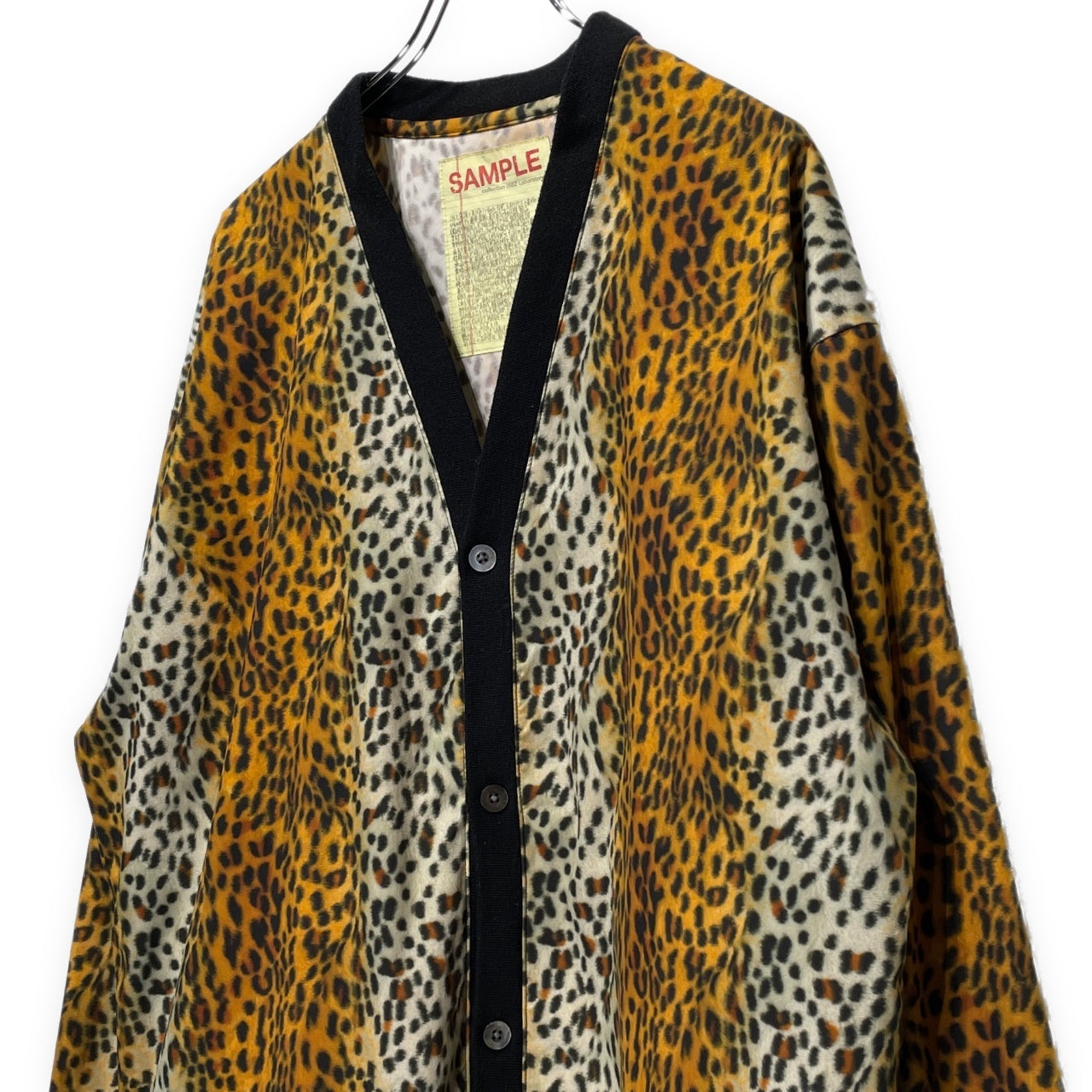 SSZ BEAMS Oversized Leopard Print Cardigan Size F