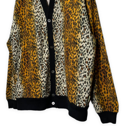 SSZ BEAMS Oversized Leopard Print Cardigan Size F