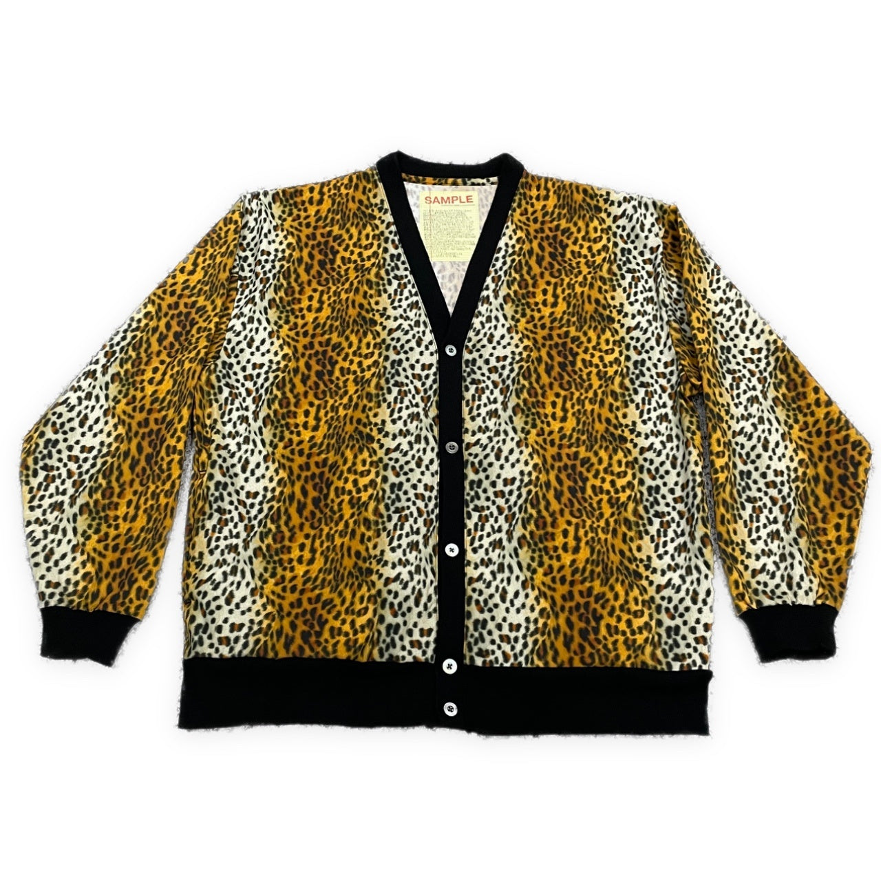 SSZ BEAMS Oversized Leopard Print Cardigan Size F