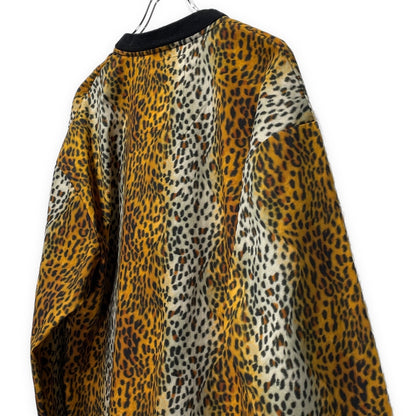 SSZ BEAMS Oversized Leopard Print Cardigan Size F