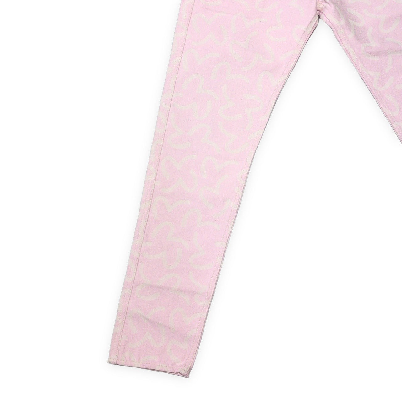 Evisu Pink 5500 All-Over Jacquard Seagull Jeans Size 32