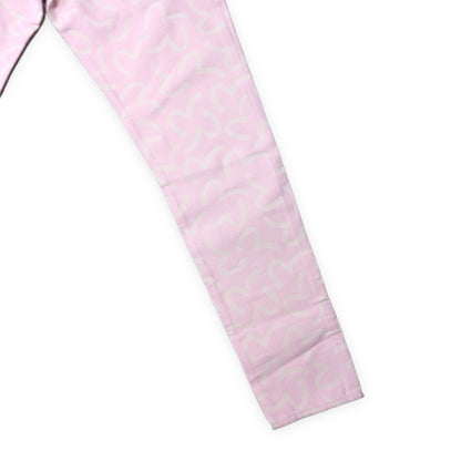 Evisu Pink 5500 All-Over Jacquard Seagull Jeans Size 32