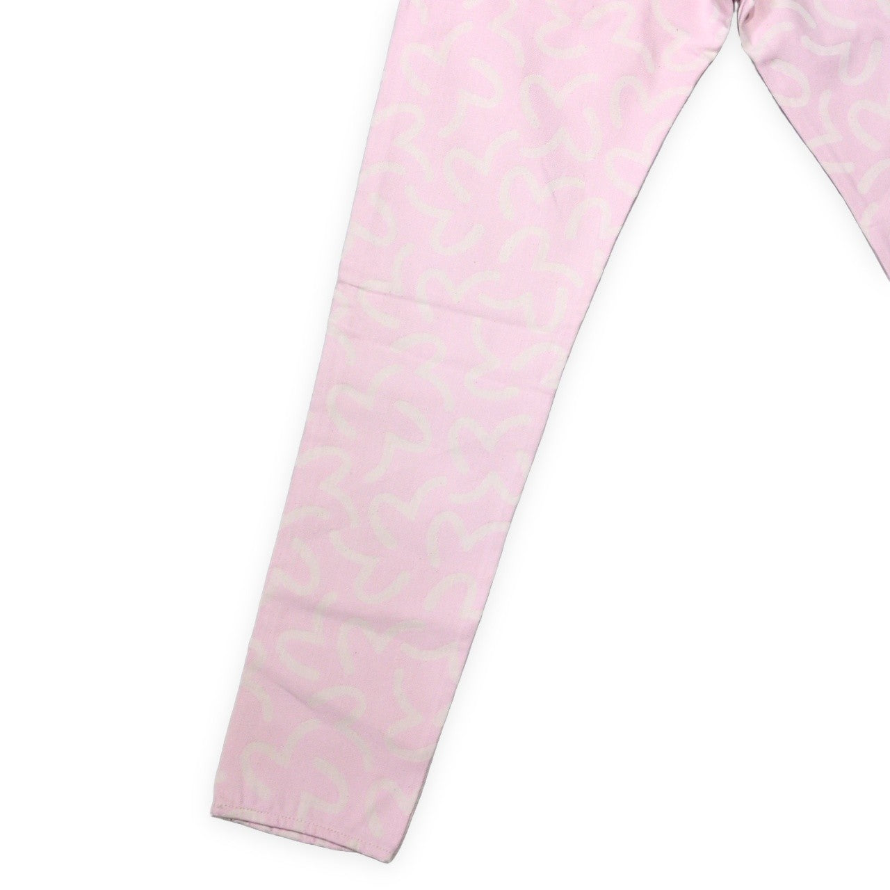 Evisu Pink 5500 All-Over Jacquard Seagull Jeans Size 32
