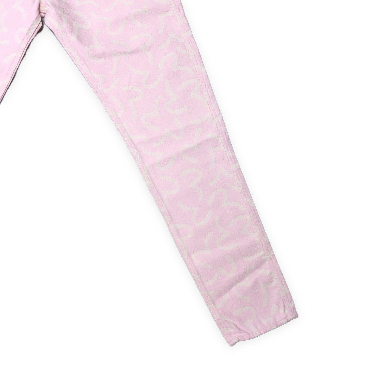 Evisu Pink 5500 All-Over Jacquard Seagull Jeans Size 32