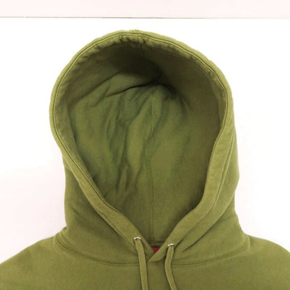 Supreme 17SS Sleeve Patch Pullover Hoodie Moss Green Size M
