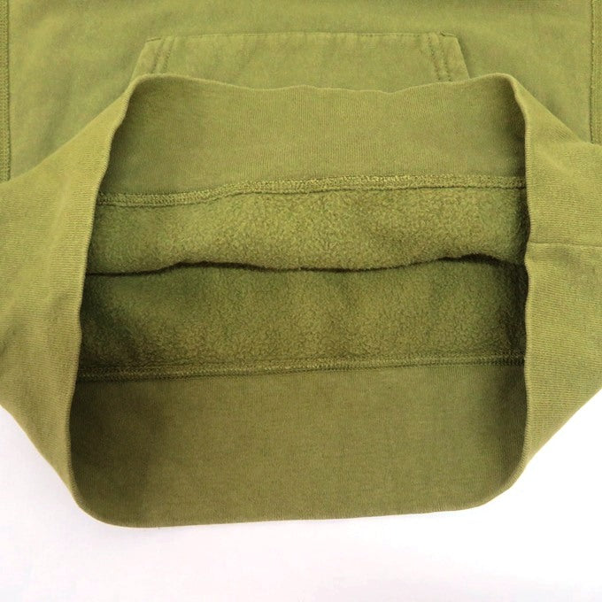 Supreme 17SS Sleeve Patch Pullover Hoodie Moss Green Size M