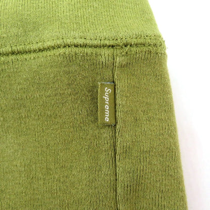 Supreme 17SS Sleeve Patch Pullover Hoodie Moss Green Size M