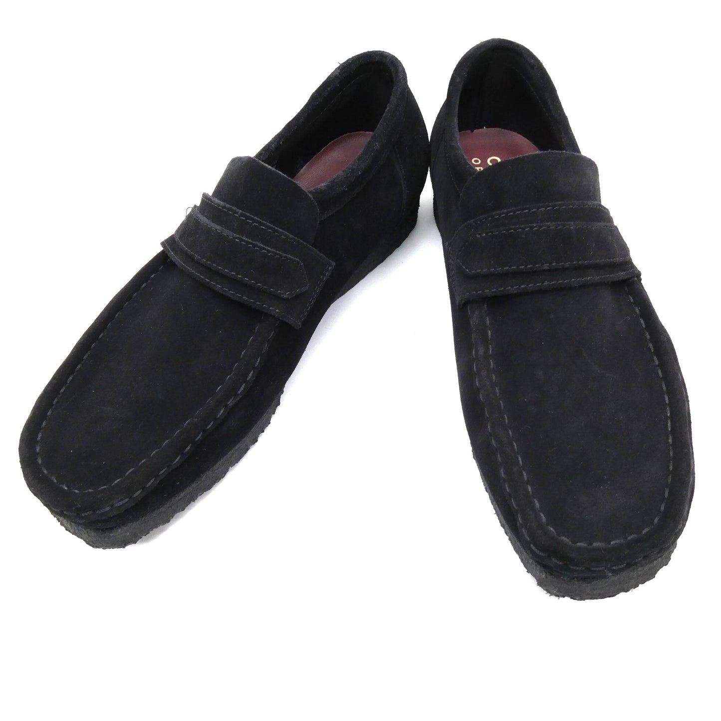 CLARKS ORIGINALS Wallabee Loafer Black Suede
