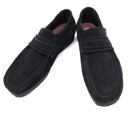 CLARKS ORIGINALS Wallabee Loafer Black Suede