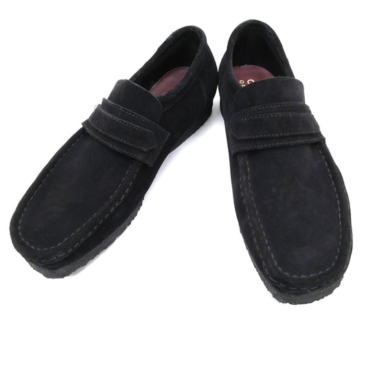 CLARKS ORIGINALS Wallabee Loafer Black Suede