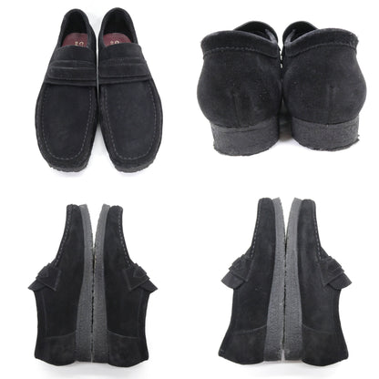 CLARKS ORIGINALS Wallabee Loafer Black Suede
