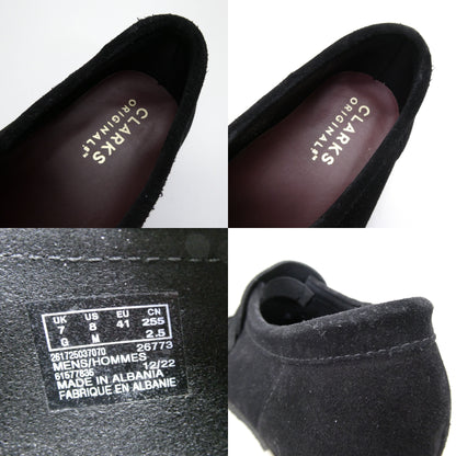 CLARKS ORIGINALS Wallabee Loafer Black Suede
