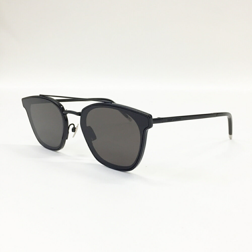 SAINT LAURENT SL28 METAL 001 Black Sunglasses Size 61