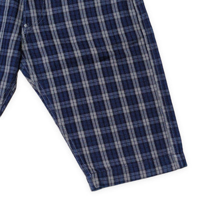Evisu Yamane 7550 Check Cotton Shorts Blue Size 32