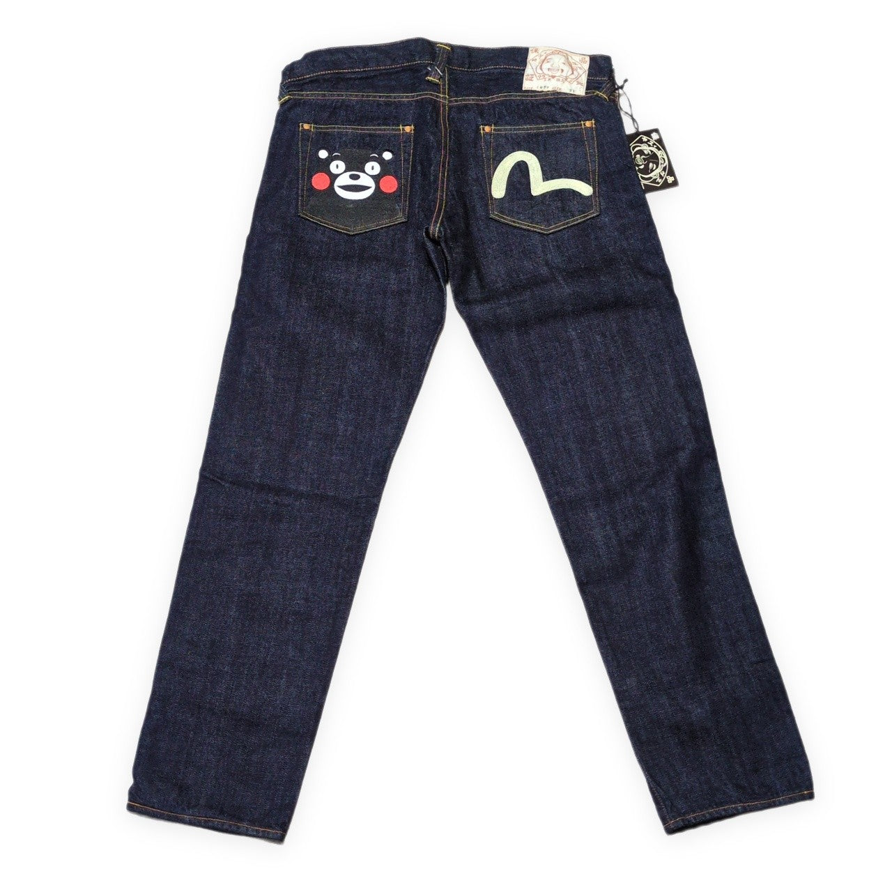 Evisu Lot.1977 Kumamon Low-Rise Selvedge Jeans Size 31