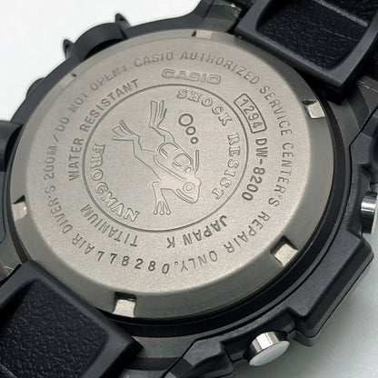 G-SHOCK DW-8200Z-1T Frogman Men Titanium Watch Size ONE SIZE