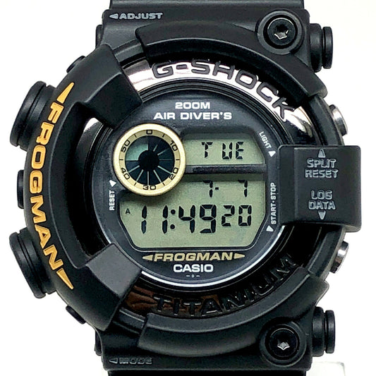 G-SHOCK Frogman MIB2 Black Titanium Watch Size ONE SIZE