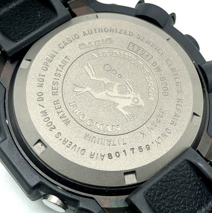 G-SHOCK Frogman MIB2 Black Titanium Watch Size ONE SIZE