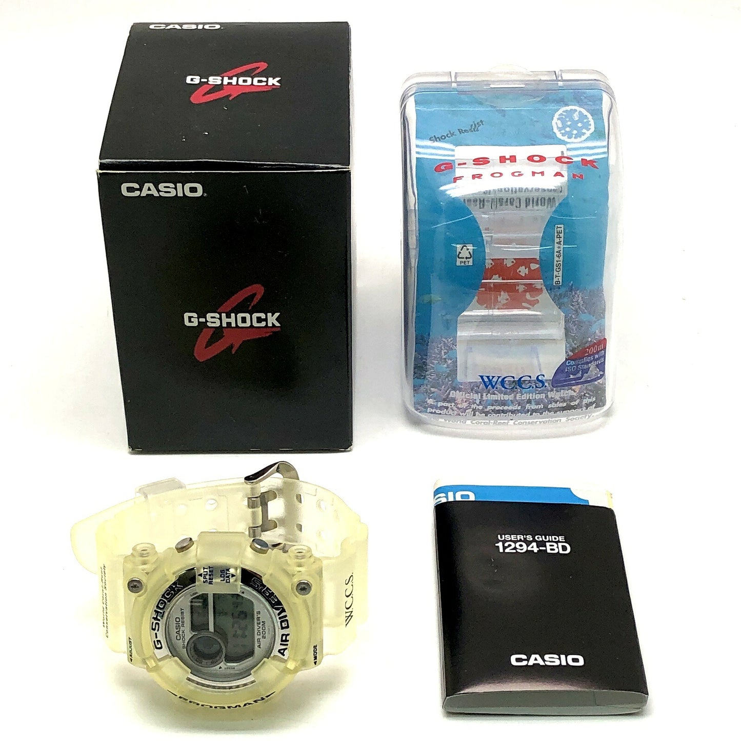 G-SHOCK DW-8250WC-7BT FROGMAN Skeleton Watch Size ONE SIZE
