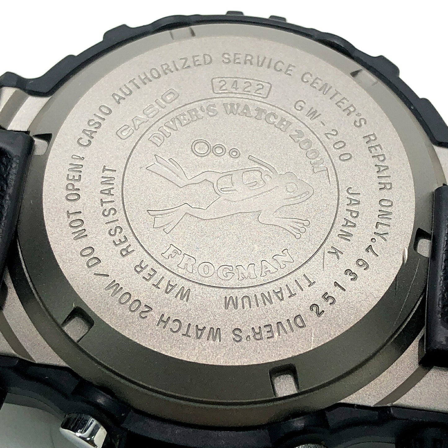G-SHOCK Frogman Black Helios Tough Solar Watch Size ONE SIZE