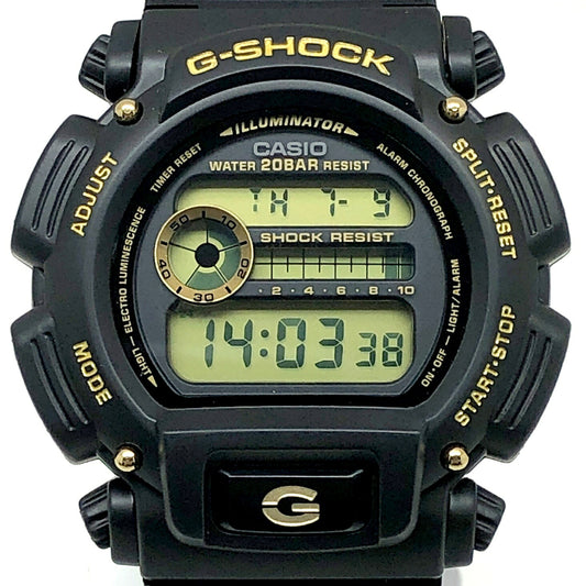 G-SHOCK DW-9052GBX-1A9 90s Revival Black Gold Watch Size ONE SIZE