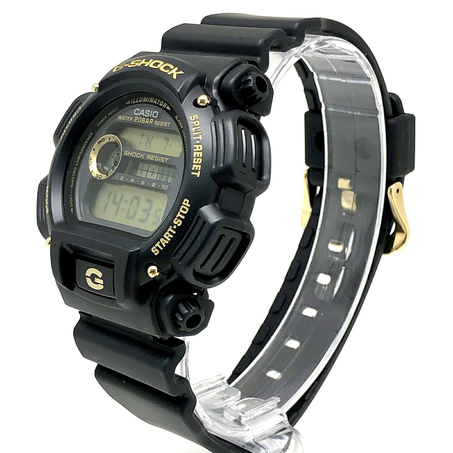 G-SHOCK DW-9052GBX-1A9 90s Revival Black Gold Watch Size ONE SIZE