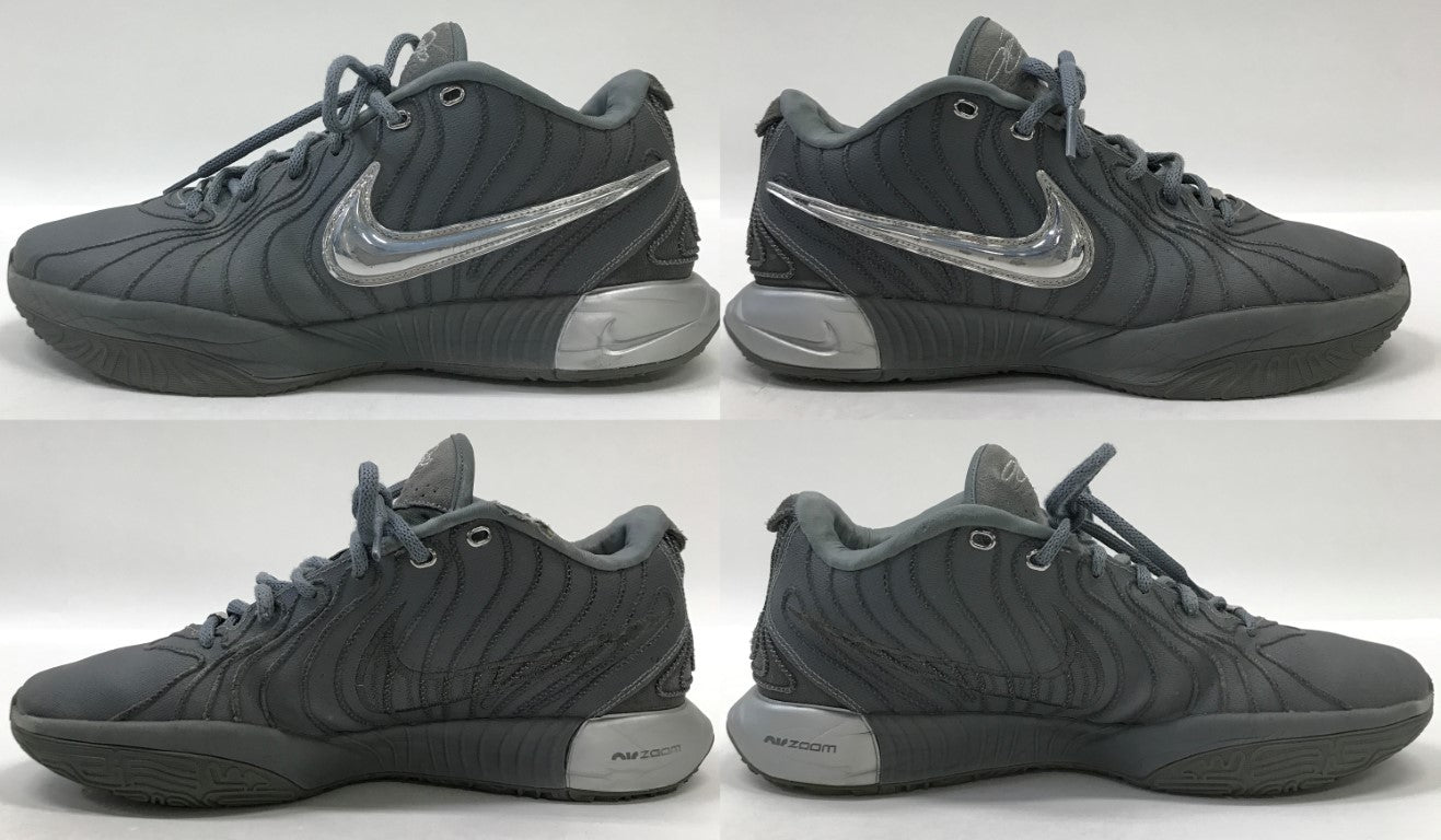 NIKE LeBron 21 EP Gray Sneakers Size 30