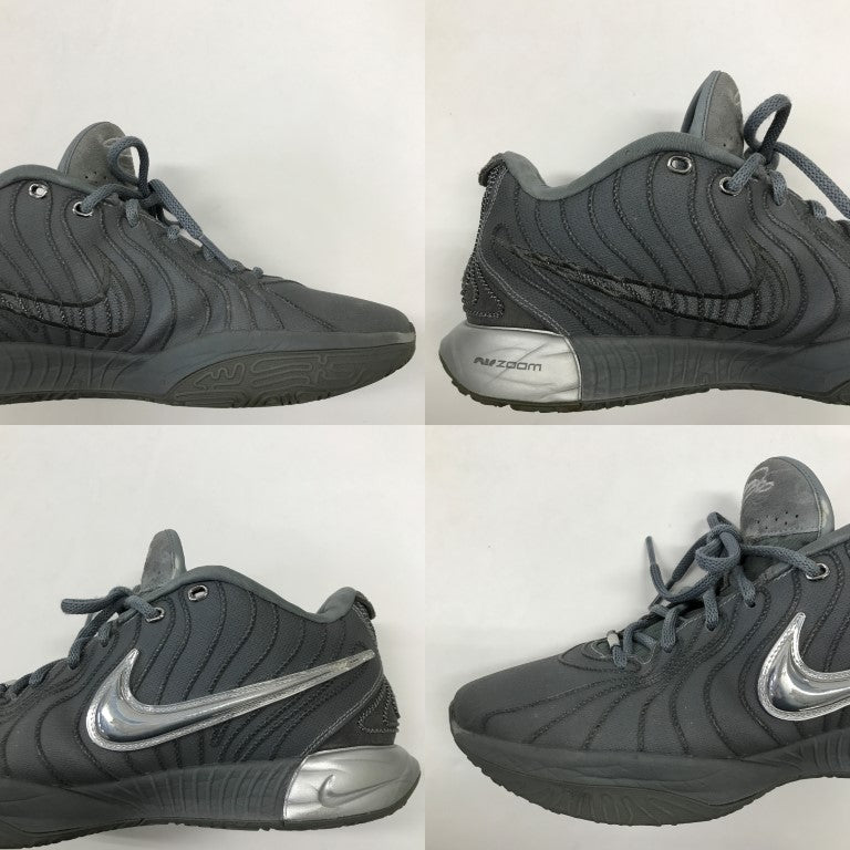 NIKE LeBron 21 EP Gray Sneakers Size 30