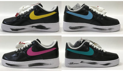 PARANOISE G-DRAGON x Nike Air Force Black Sneakers Size 27.5