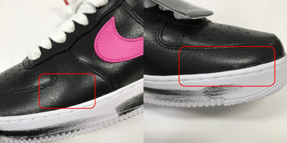 PARANOISE G-DRAGON x Nike Air Force Black Sneakers Size 27.5