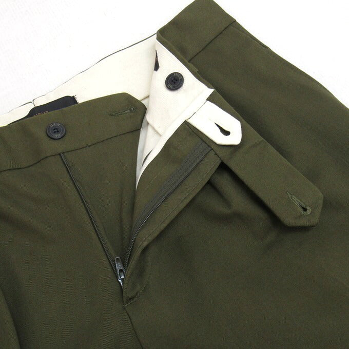 BRIGLIA Pleated Khaki Slacks Size 33