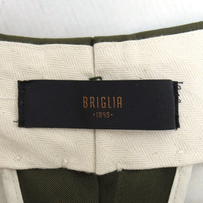BRIGLIA Pleated Khaki Slacks Size 33