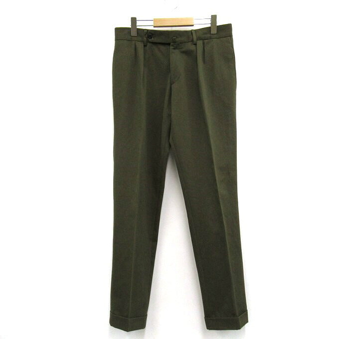 BRIGLIA Pleated Khaki Slacks Size 33