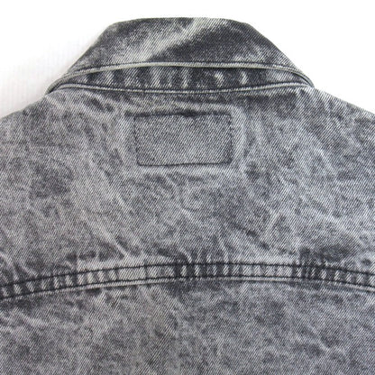 LEVI'S 80s-90s Acid Wash Denim Jacket Gray Size S